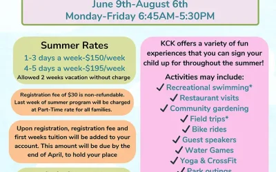 Kids Club Kids Summer Program – Now Enrolling!