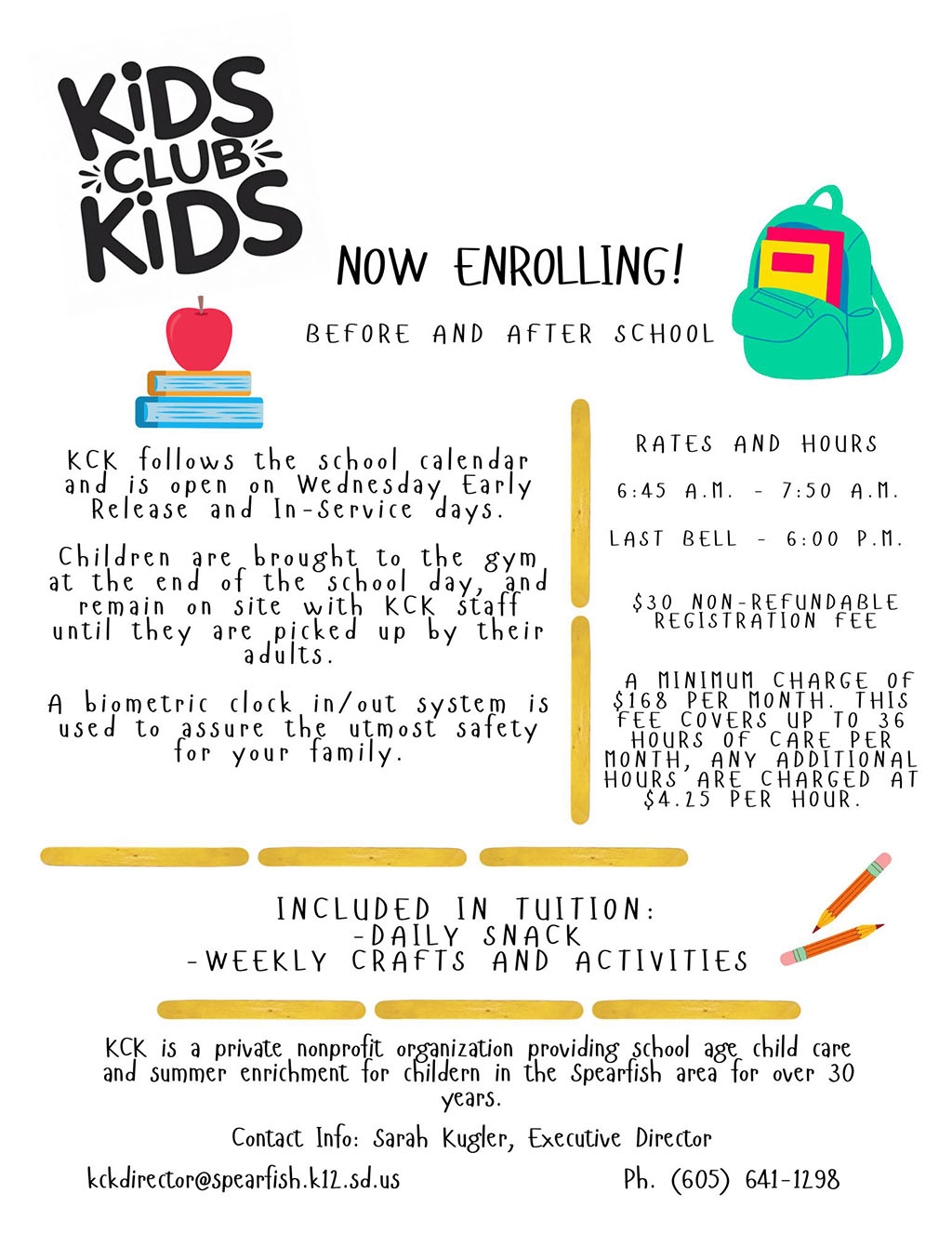 kids-club-kids-enrollment-2025-2026-web Summer and school year Flyer